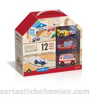 Guidecraft Wooden Vehicle Collection Set of 12 Kids Toys None B00I8S710S